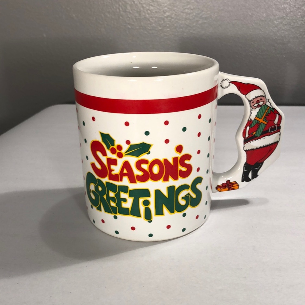 Seasons Greetings Santa mug